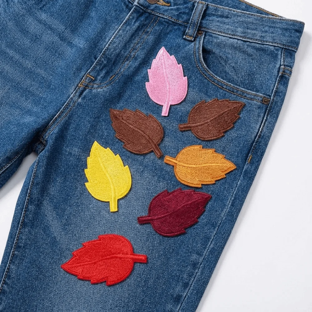 2PCS Lifelike Leaf Embroidery Parches Adhesive Iron On Green Leaves Patch No Sewing Needed Hole Repair Clothes Cloth Stickers
2PCS Lifelike Leaf Embroidery Parches Adhesive Iron On Green Leaves Patch No Sewing Needed Hole Repair Clothes Cloth Stickers