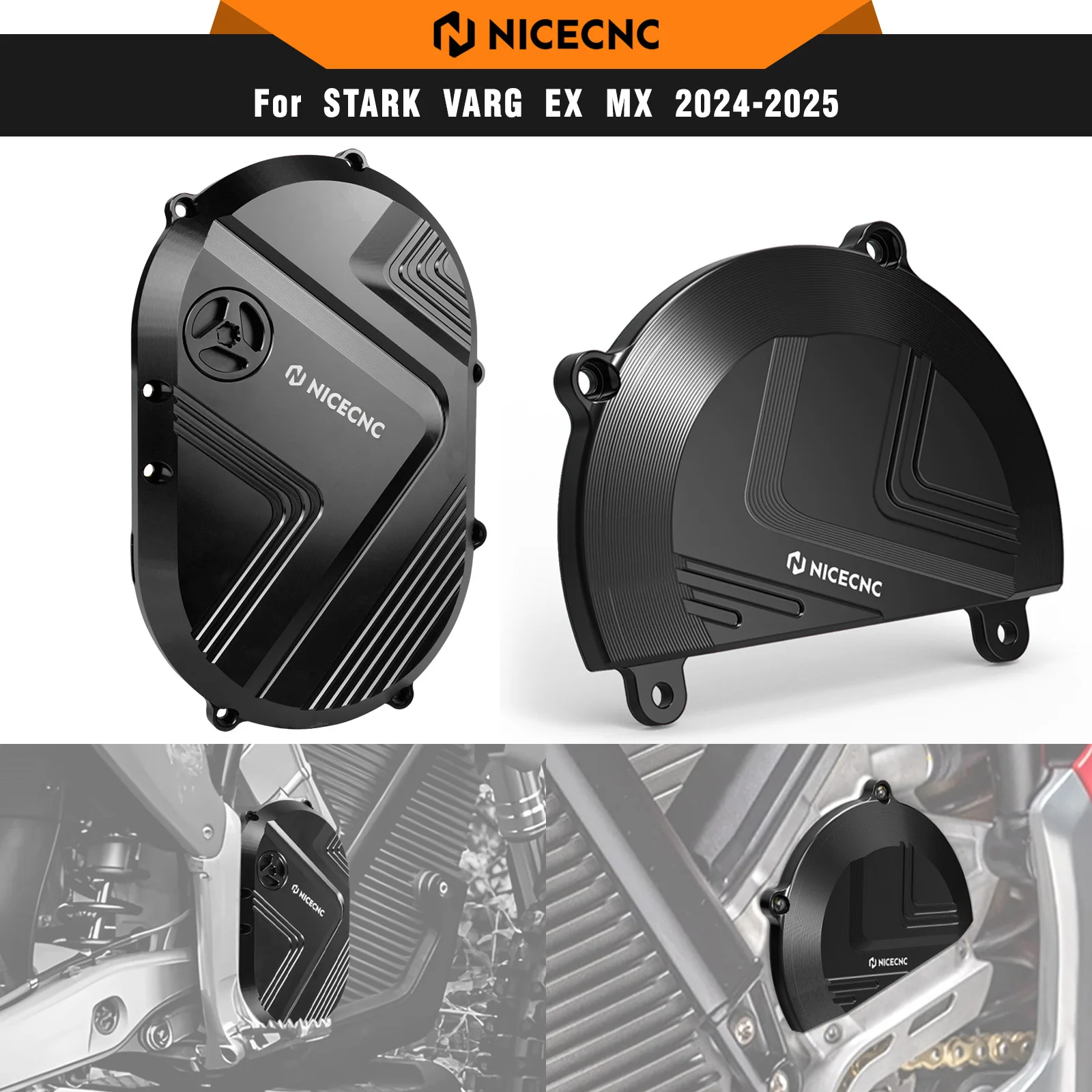 NICECNC For Stark Varg EX Stark Varg MX 2024 2025 Electric Dirt Bike Left Right Large Motor Cover Guard CNC-machined Aluminum
NICECNC For Stark Varg EX Stark Varg MX 2024 2025 Electric Dirt Bike Left Right Large Motor Cover Guard CNC-machined Aluminum