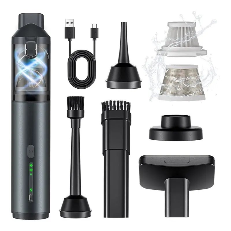 AA76-Portable Car Vacuum With 16000Pa Powerful Suction, Small Vacuum Cleaner For Car, Home, Office, Outdoor
AA76-Portable Car Vacuum With 16000Pa Powerful Suction, Small Vacuum Cleaner For Car, Home, Office, Outdoor