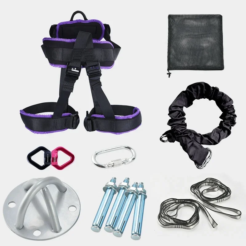 2026 Aerial Yoga Cord Pilates Elastic Suspension Sling Trainer Bungee Dance Pull Rope Bungee Fitness Equipment
2026 Aerial Yoga Cord Pilates Elastic Suspension Sling Trainer Bungee Dance Pull Rope Bungee Fitness Equipment
