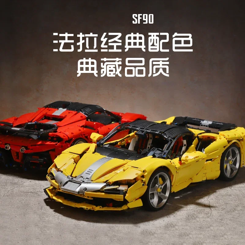 В НАЛИЧИИ MOC 1:8 Технический радиоуправляемый спортивный автомобиль SF90 Строительные блоки Модель Кирпичи Сборка игрушек для детей Подарочный набор на день рождения
В НАЛИЧИИ MOC 1:8 Технический радиоуправляемый спортивный автомобиль SF90 Строительные блоки Модель Кирпичи Сборка игрушек для детей Подарочный набор на день рождения