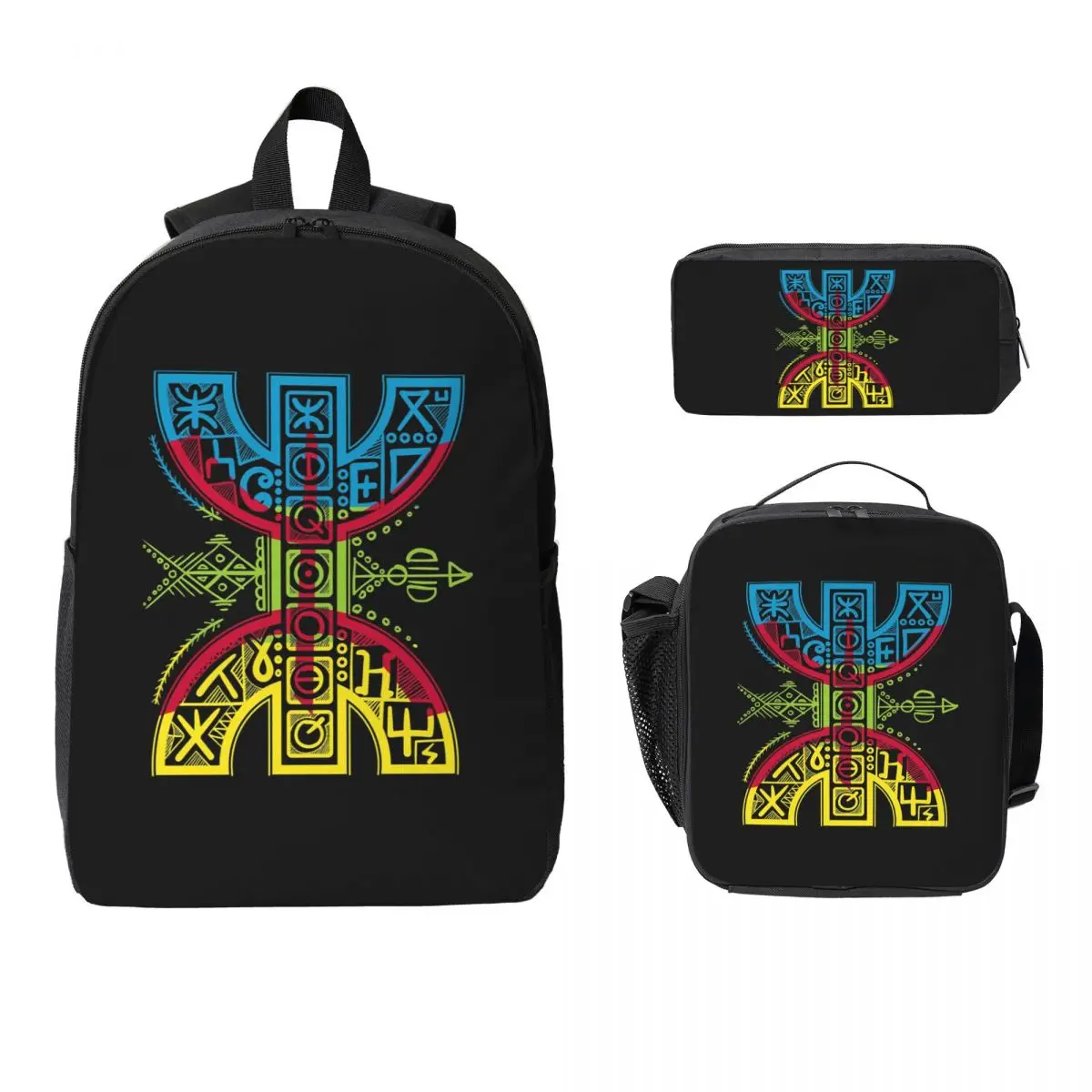 Kabyle Jewelry Amazigh Morocco Backpack Boys Girls BookBag School Bag Laptop Shoulder Bags 3ps Insulated Lunch Bag Pencil Case
Kabyle Jewelry Amazigh Morocco Backpack Boys Girls BookBag School Bag Laptop Shoulder Bags 3ps Insulated Lunch Bag Pencil Case