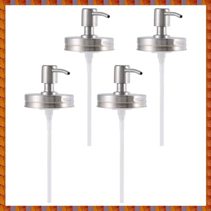 DIDI 4 Pack Jar Soap Dispenser Lids With Pumps,Lotion Soap Dispenser Lids For 16Oz Regular Mouth Jar Decor
DIDI 4 Pack Jar Soap Dispenser Lids With Pumps,Lotion Soap Dispenser Lids For 16Oz Regular Mouth Jar Decor