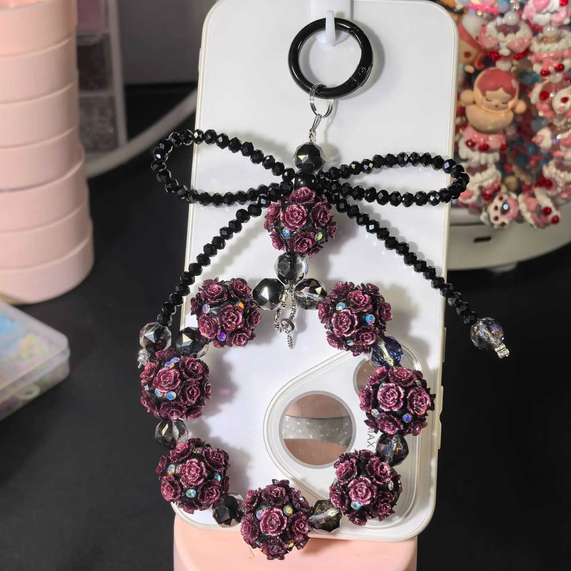 Оригинальный дизайн розы, цепочка с защитой от потери из бисера, модное персонализированное украшение своими руками для подвески для телефона и ключей
Оригинальный дизайн розы, цепочка с защитой от потери из бисера, модное персонализированное украшение своими руками для подвески для телефона и ключей