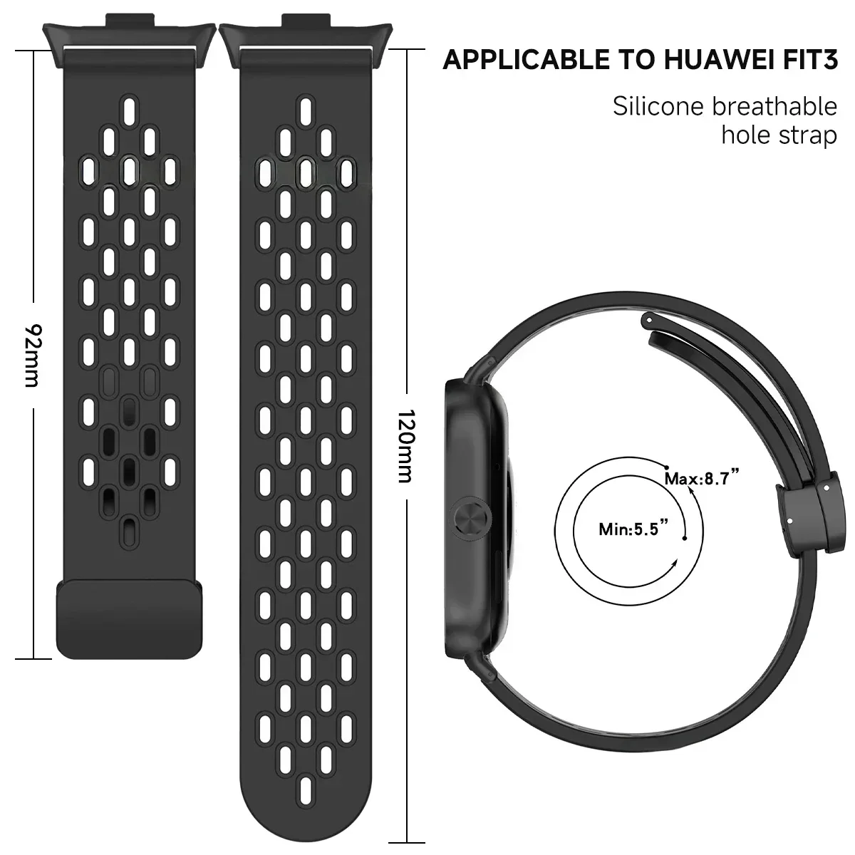 Soft Silicone Strap for Huawei Watch Fit 4 Fit 3 Sport Bracelet Wristband For Huawei Watch Fit 4/4 Pro Magnetic Accessories Belt
Soft Silicone Strap for Huawei Watch Fit 4 Fit 3 Sport Bracelet Wristband For Huawei Watch Fit 4/4 Pro Magnetic Accessories Belt