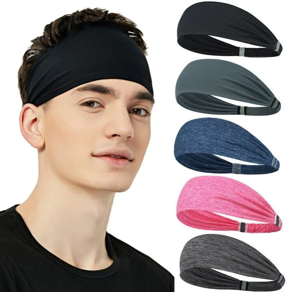Sports Headbands for Women Men Running Moisture Wicking Sweatband Headwear Yoga Fitness Tennis Elastic Hairband Hair Wrap
Sports Headbands for Women Men Running Moisture Wicking Sweatband Headwear Yoga Fitness Tennis Elastic Hairband Hair Wrap