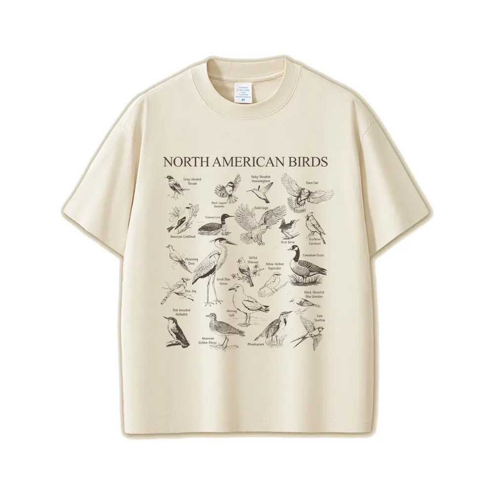 North American Birds Guide Funny Meme T Shirt Men Women Casual Cotton Vintage Short Sleeve Oversized T-shirts Streetwear Unisex
North American Birds Guide Funny Meme T Shirt Men Women Casual Cotton Vintage Short Sleeve Oversized T-shirts Streetwear Unisex