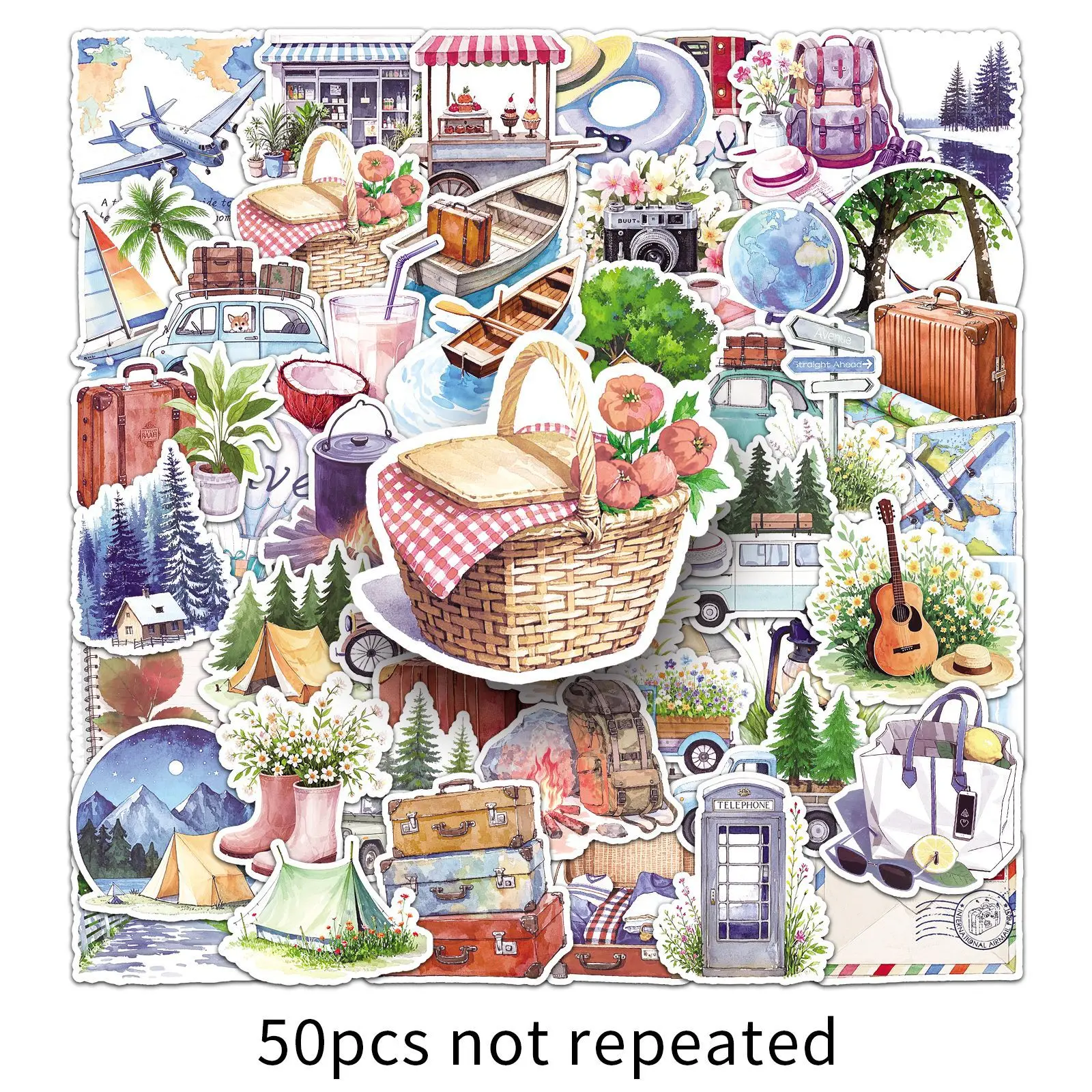 10/50PCS Outdoor Camping Graffiti DIY Stickers Landscape Thing Cartoon Decals Commemorate Decoration Toy Laptop Guitar Car Bike
10/50PCS Outdoor Camping Graffiti DIY Stickers Landscape Thing Cartoon Decals Commemorate Decoration Toy Laptop Guitar Car Bike