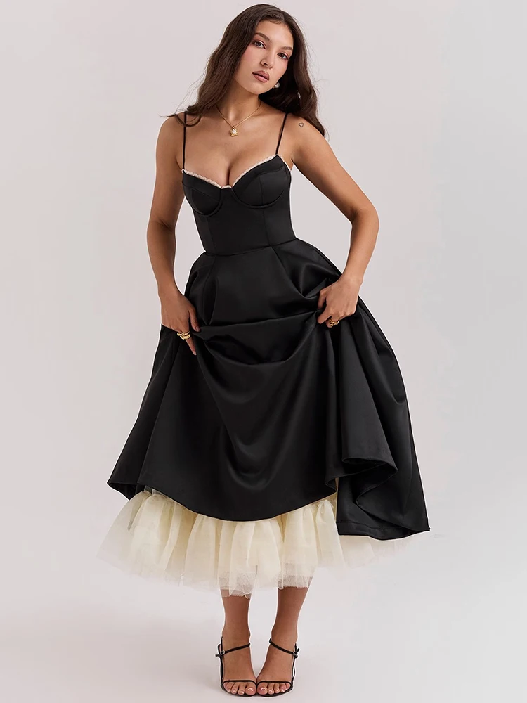 Mozision Elegant A-line Backless Sexy Midi Dress For Women Fashion Spaghetti Strap Sleeveless Loose Club Party Sexy Dress New
Mozision Elegant A-line Backless Sexy Midi Dress For Women Fashion Spaghetti Strap Sleeveless Loose Club Party Sexy Dress New