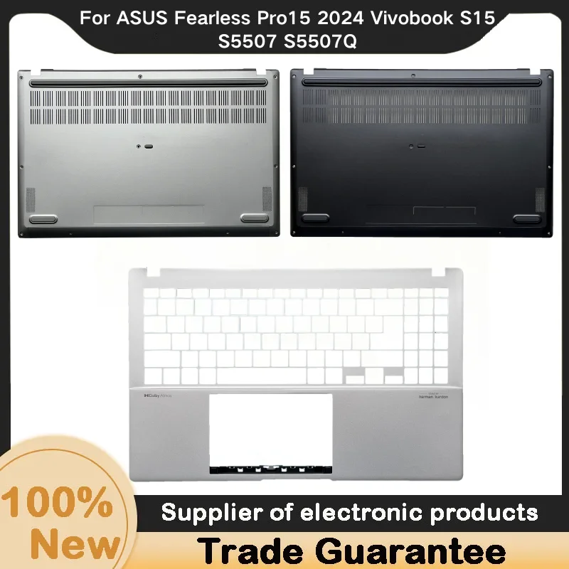 New For ASUS Fearless Pro15 2024 Vivobook S15 S5507 S5507Q Upper Case Palmrest Cover/Bottom Case Base Cover/6070B2333722
New For ASUS Fearless Pro15 2024 Vivobook S15 S5507 S5507Q Upper Case Palmrest Cover/Bottom Case Base Cover/6070B2333722