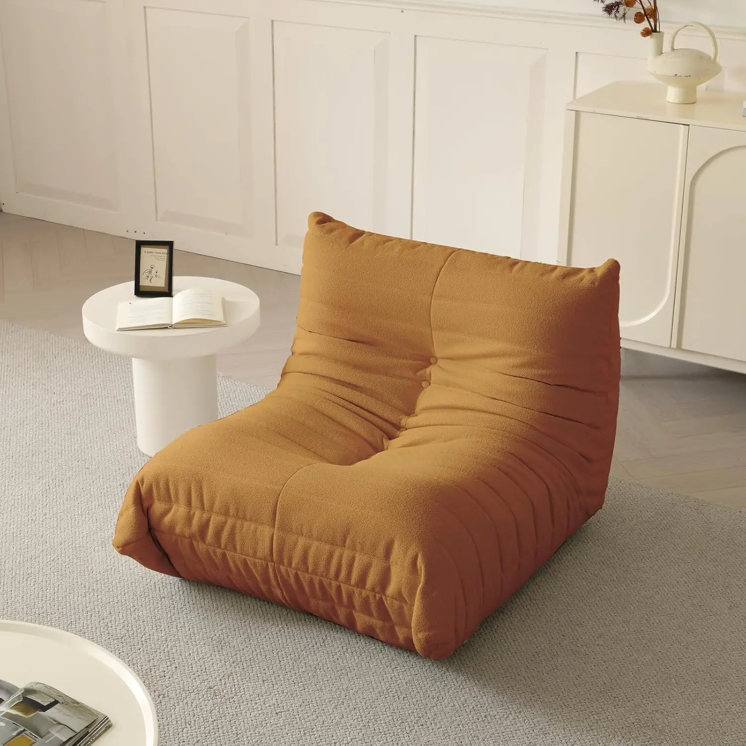 Luxury Sofa Couch Chair Lazy Floor Seating Fireside Bean Bag Chair Ergonomic Tatami Sofa Lounger for Living Room Bedroom Office
Luxury Sofa Couch Chair Lazy Floor Seating Fireside Bean Bag Chair Ergonomic Tatami Sofa Lounger for Living Room Bedroom Office