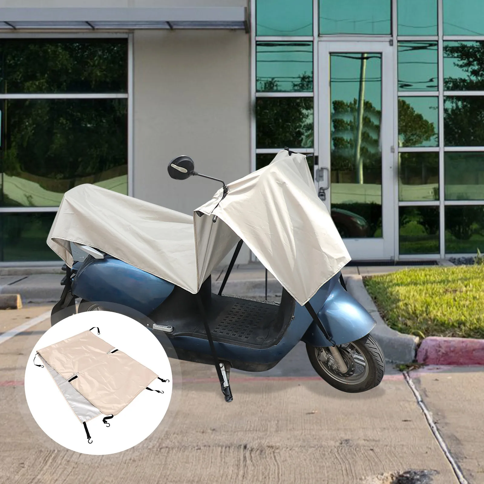 Motorcycle Cover 72X250Cm Waterproof Outdoor Rainproof Protection For Scooter Bicycle Electric Bike Dirt Bike Uv Resistant 
Motorcycle Cover 72X250Cm Waterproof Outdoor Rainproof Protection For Scooter Bicycle Electric Bike Dirt Bike Uv Resistant