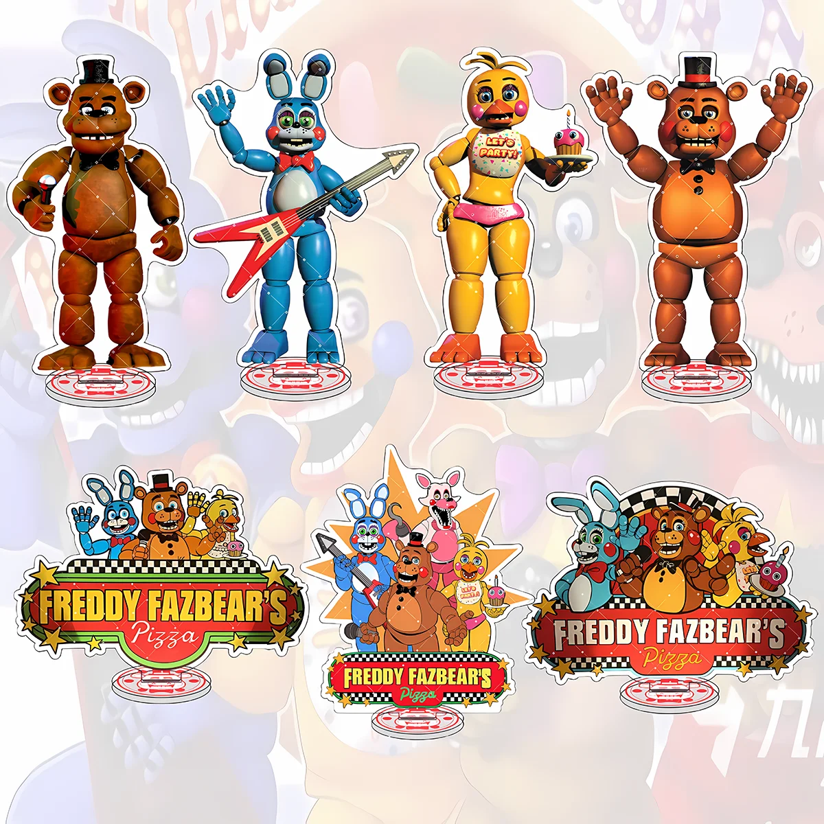 Game FNaF 15cmacrylic stand figure The Main Cast Freddy Fazbear Foxy the Pirate Fox Unique Christmas gift Desk ornaments
Game FNaF 15cmacrylic stand figure The Main Cast Freddy Fazbear Foxy the Pirate Fox Unique Christmas gift Desk ornaments