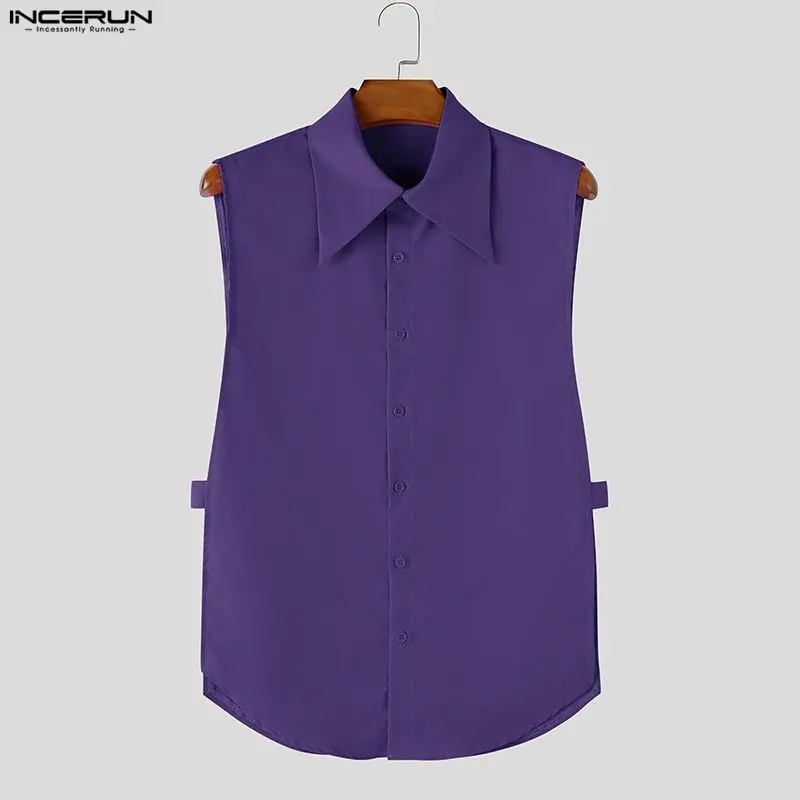 INCERUN Men's Shirt Solid Color Hollow Out Lapel Sleeveless Camisas Men Clothes Summer Loose Streetwear 2026 Fashion Casual Tops
INCERUN Men's Shirt Solid Color Hollow Out Lapel Sleeveless Camisas Men Clothes Summer Loose Streetwear 2026 Fashion Casual Tops