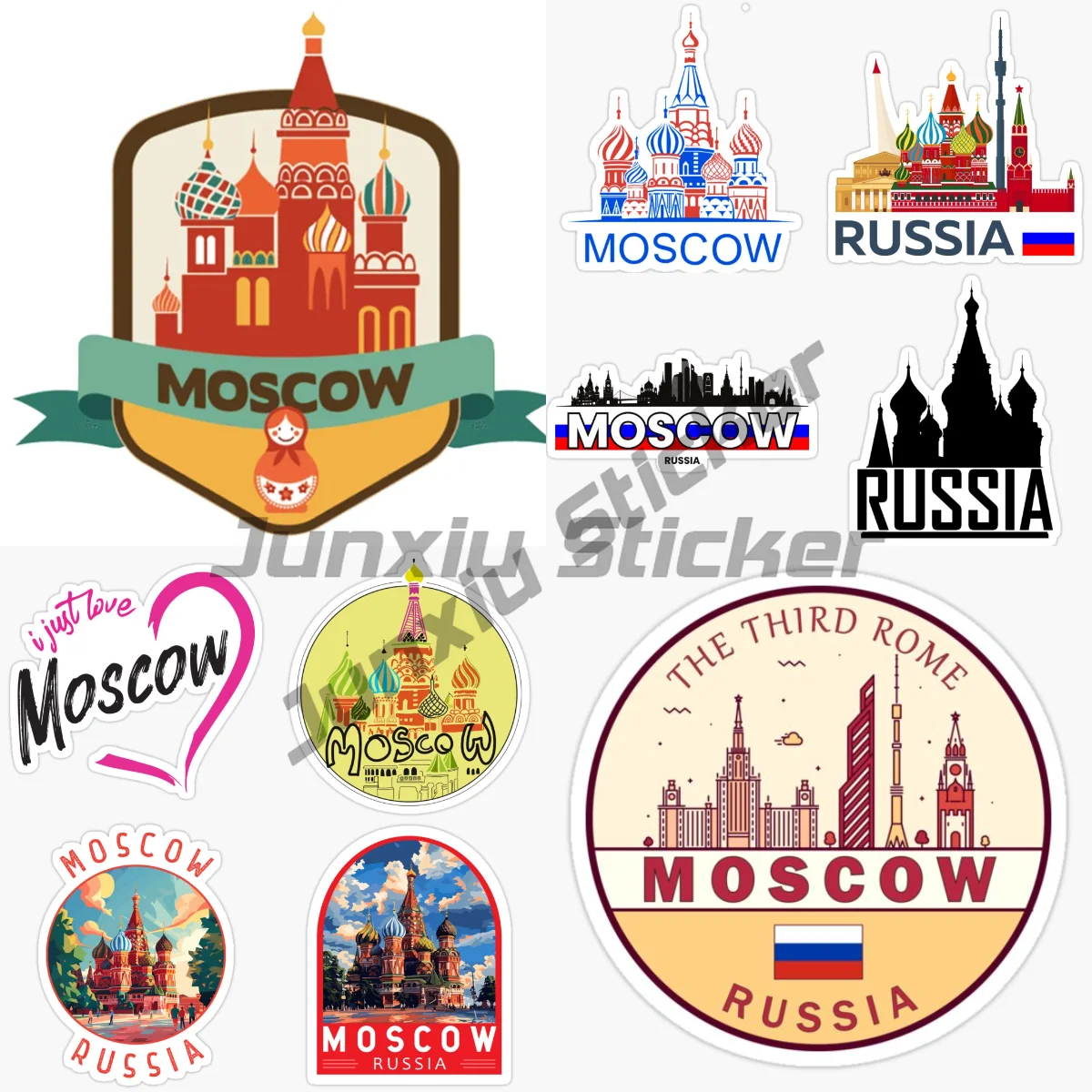 Moscow Russia Car Sticker Vinyl Waterproof Material Decorative Decal
Moscow Russia Car Sticker Vinyl Waterproof Material Decorative Decal