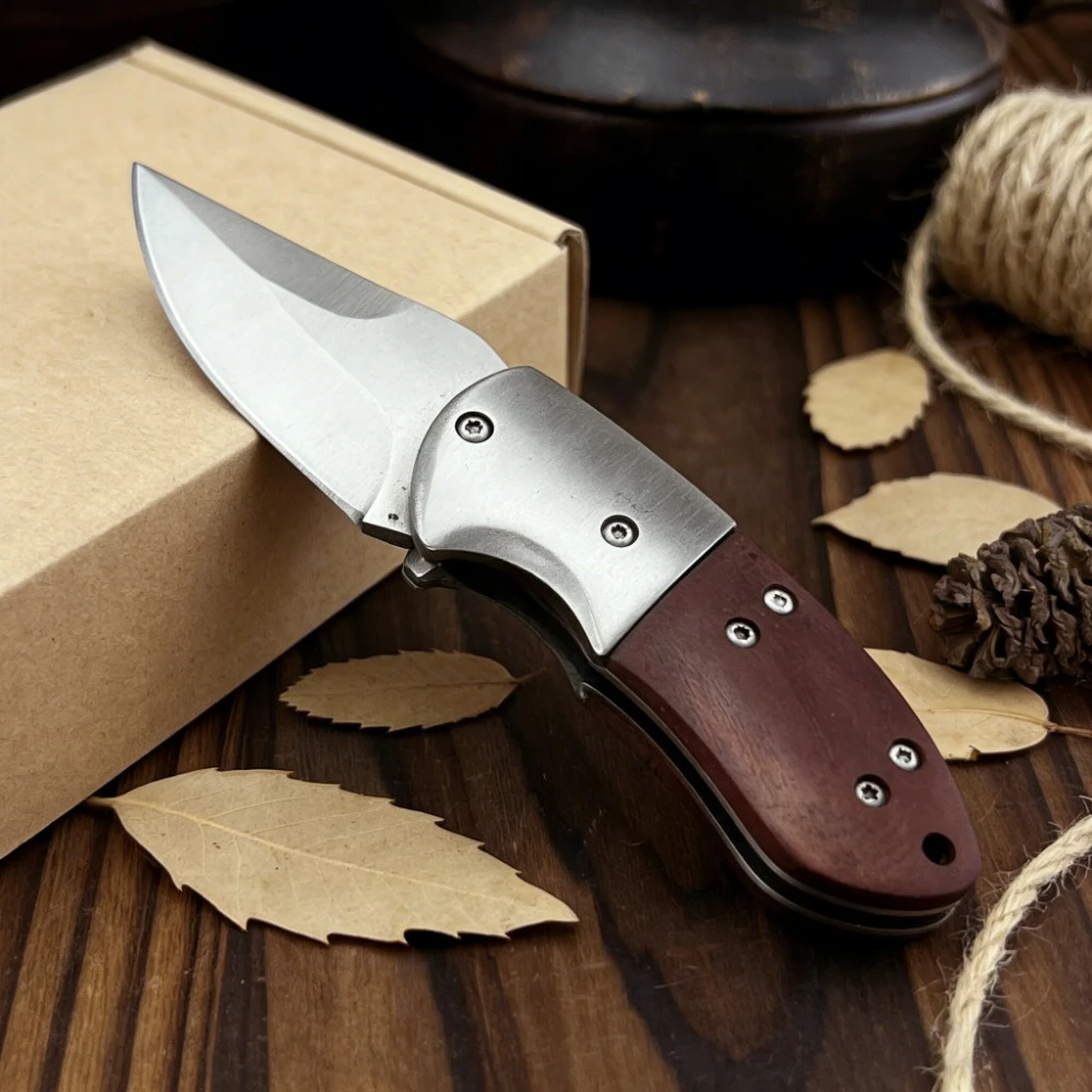 High Quality Mini Pocket Folding Knife 5Cr13Mov Blade Colorful Wooden Handle Carry Defensive Knife Multi-Purpose Outdoor Knife
High Quality Mini Pocket Folding Knife 5Cr13Mov Blade Colorful Wooden Handle Carry Defensive Knife Multi-Purpose Outdoor Knife