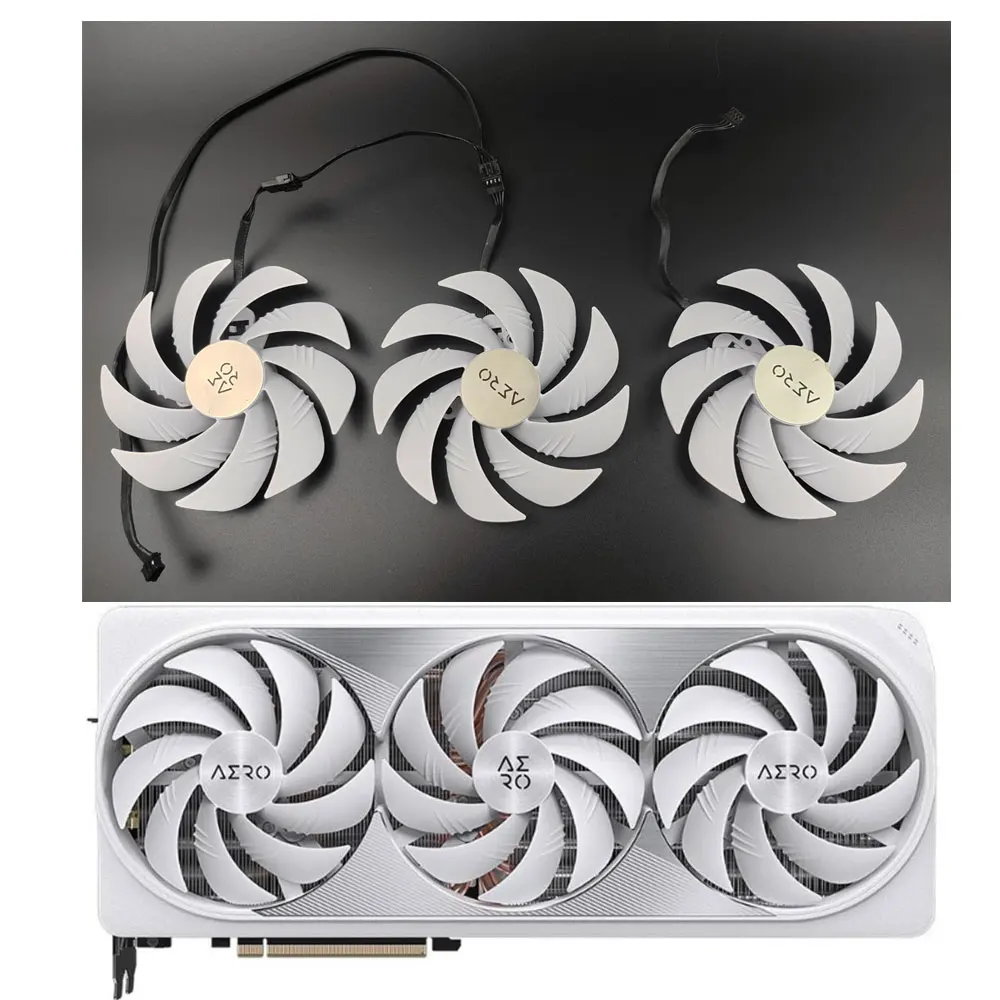 Original 107MM 4PIN PLD10020S12H Gigabyte 4090 FAN for Gigabyte RTX4080 SUPER RTX4090 AERO replacing the cooling fan
Original 107MM 4PIN PLD10020S12H Gigabyte 4090 FAN for Gigabyte RTX4080 SUPER RTX4090 AERO replacing the cooling fan