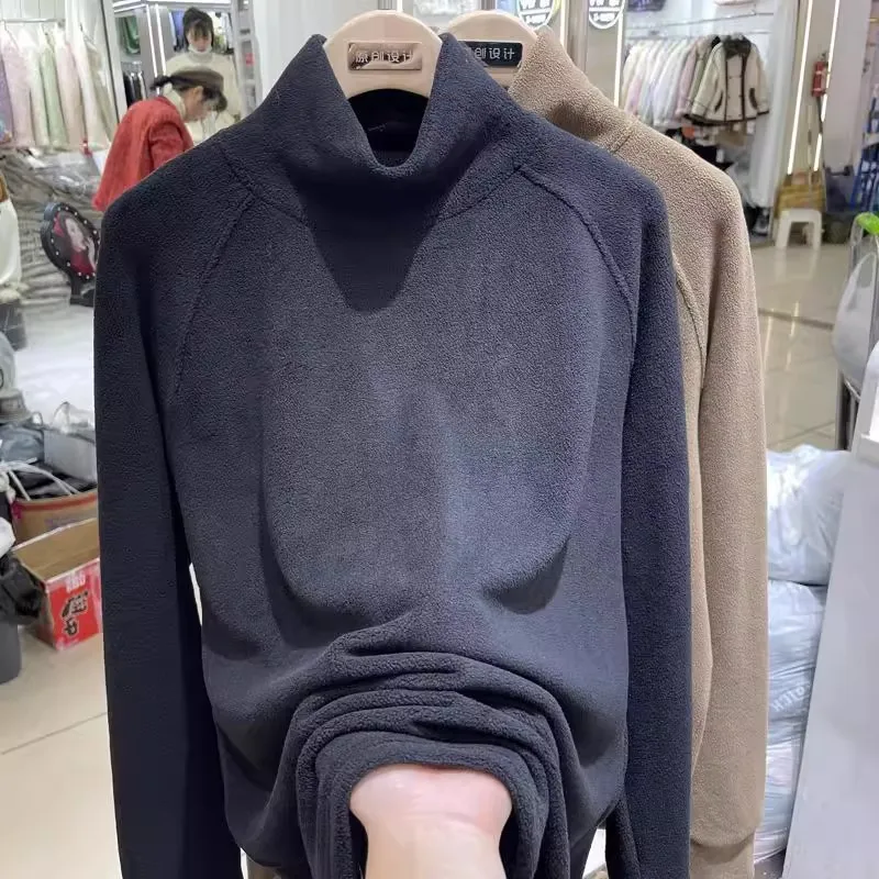Men's Long Sve Sweatirt Thermal f High Collar Top Trendy Autumn Winter Large Size 35kg New Sle Versatile Base irt
Men's Long Sve Sweatirt Thermal f High Collar Top Trendy Autumn Winter Large Size 35kg New Sle Versatile Base irt