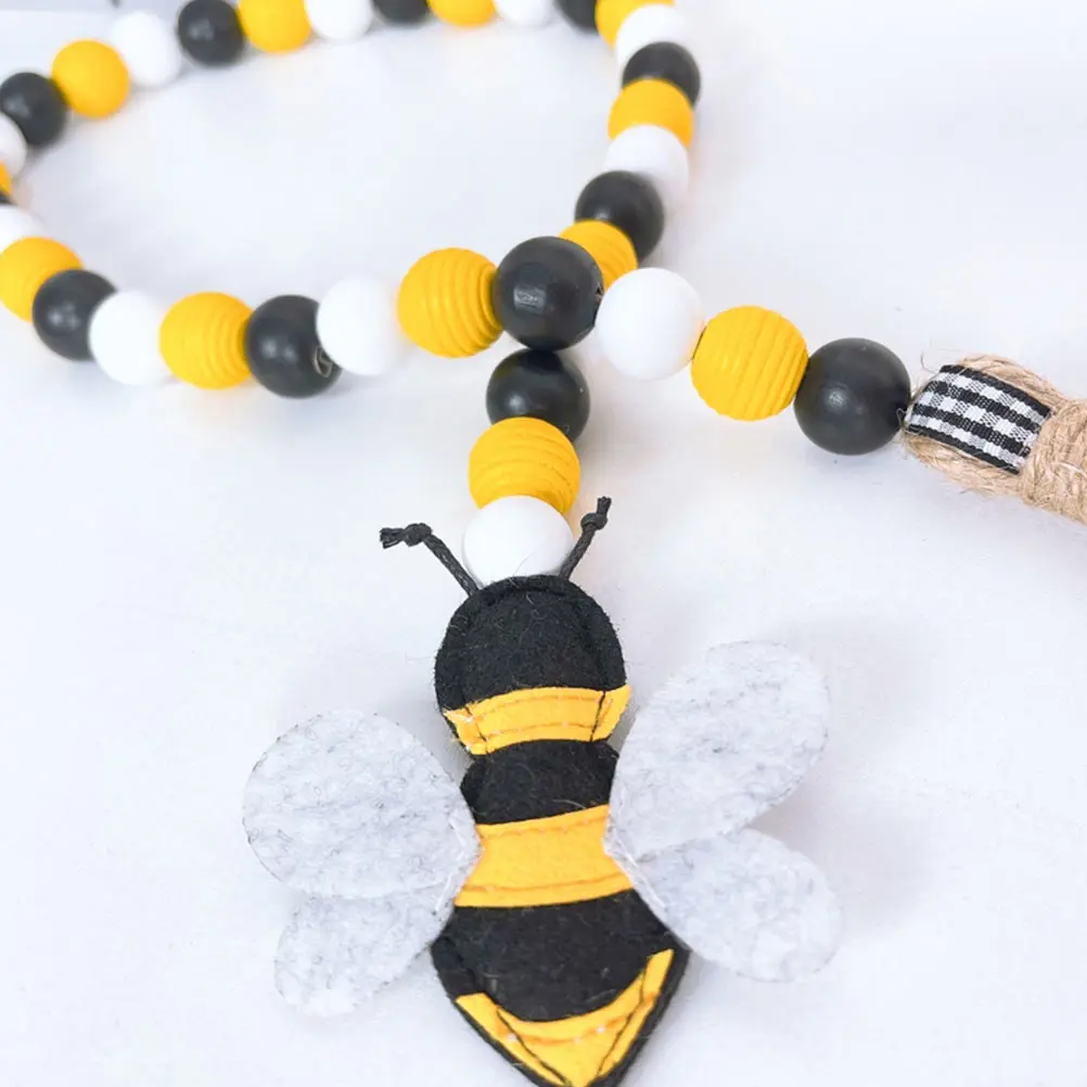 3pcs Bee Wooden Hanging Decor Reusable Tassel String Festival Party nament Pendant Home Decoration Craftsmanship Bead
3pcs Bee Wooden Hanging Decor Reusable Tassel String Festival Party nament Pendant Home Decoration Craftsmanship Bead