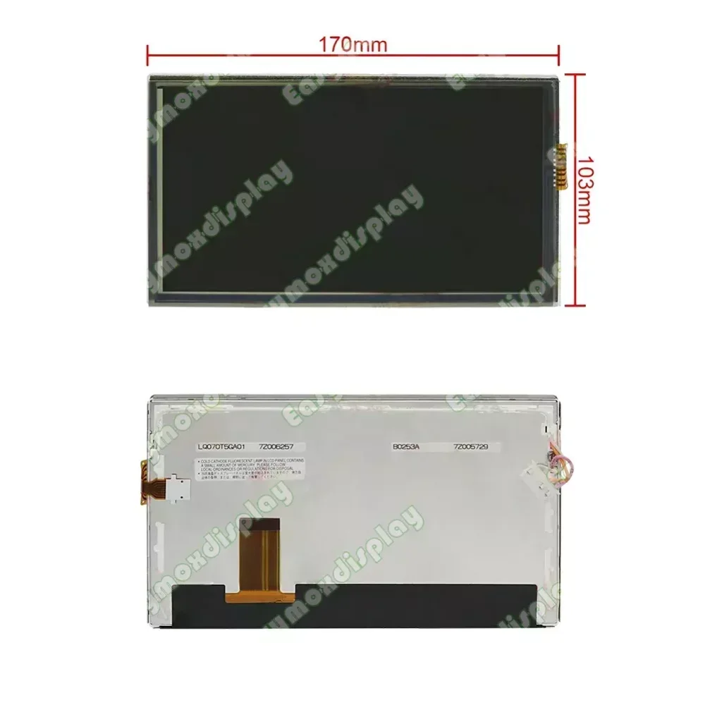 For Toyota Camry Sienna Tundra Navigation Radio Satalite Multimedia Screen Repair 7 Inch LCD Display with Touch
For Toyota Camry Sienna Tundra Navigation Radio Satalite Multimedia Screen Repair 7 Inch LCD Display with Touch