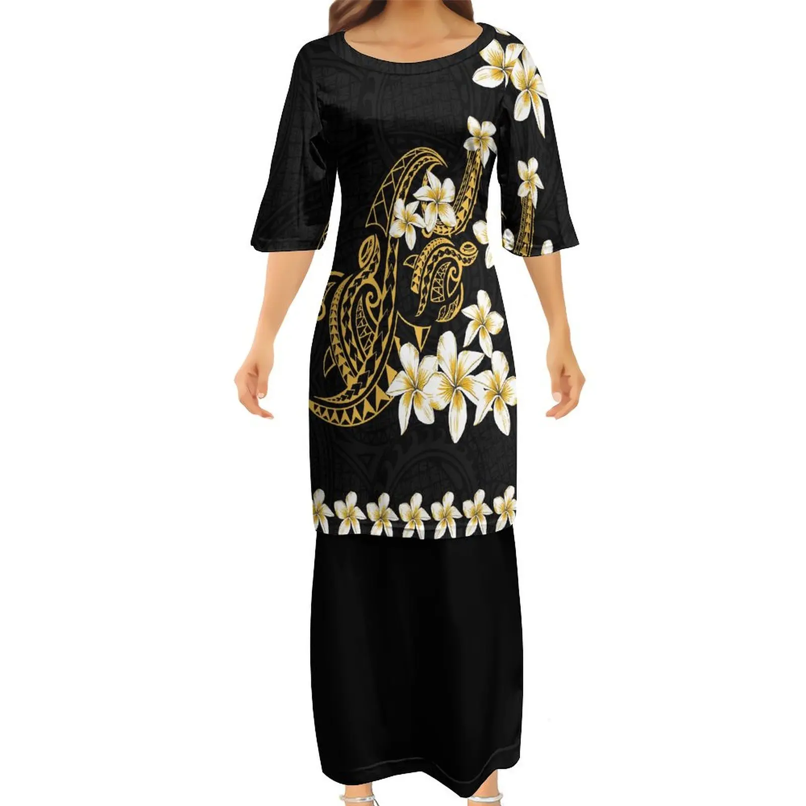 Summer Hot Polynesian Tribal Design Women'S Crew-Neck Dress Breathable Dress Puletasi Ethnic Dress Free Shipping
Summer Hot Polynesian Tribal Design Women'S Crew-Neck Dress Breathable Dress Puletasi Ethnic Dress Free Shipping