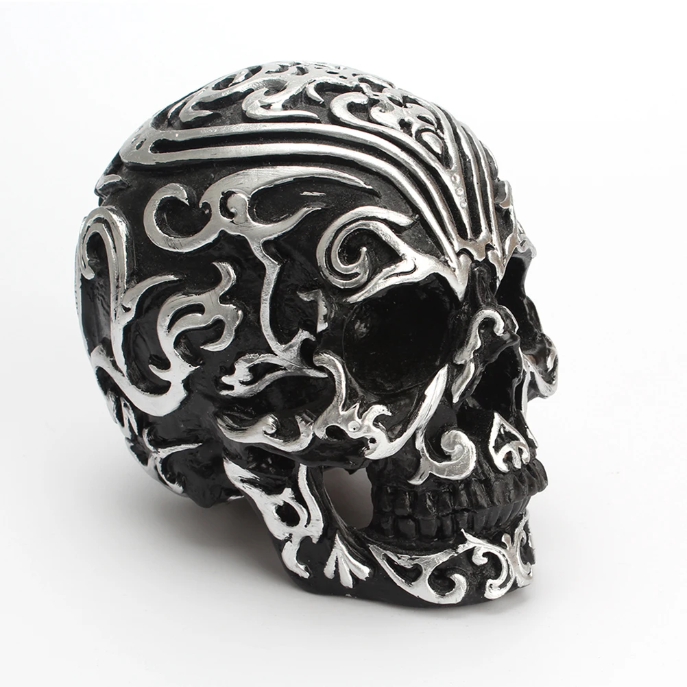 Skull Head Ornament Halloween Horror Resin Decor Gothic Style Party Home Decoration Fire Resistant Corrosion Resistant
Skull Head Ornament Halloween Horror Resin Decor Gothic Style Party Home Decoration Fire Resistant Corrosion Resistant
