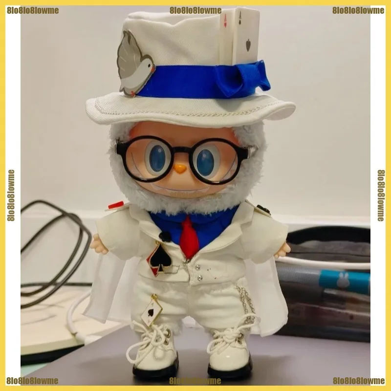 For Labubu Clothes Cartoon Kidd Magic Hat Silver Winged Cloak Jacket Set Mini Plush Doll Clothing Fashion Doll Accessories Gift
For Labubu Clothes Cartoon Kidd Magic Hat Silver Winged Cloak Jacket Set Mini Plush Doll Clothing Fashion Doll Accessories Gift