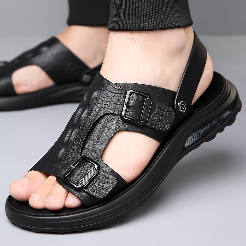 Men's 2025 Driving Sandals - Waterproof Anti-Slip Soft Sole Beach Shoes, Summer Indoor/Outdoor Dual-Use Comfort Slide Flip Flops
Men's 2025 Driving Sandals - Waterproof Anti-Slip Soft Sole Beach Shoes, Summer Indoor/Outdoor Dual-Use Comfort Slide Flip Flops