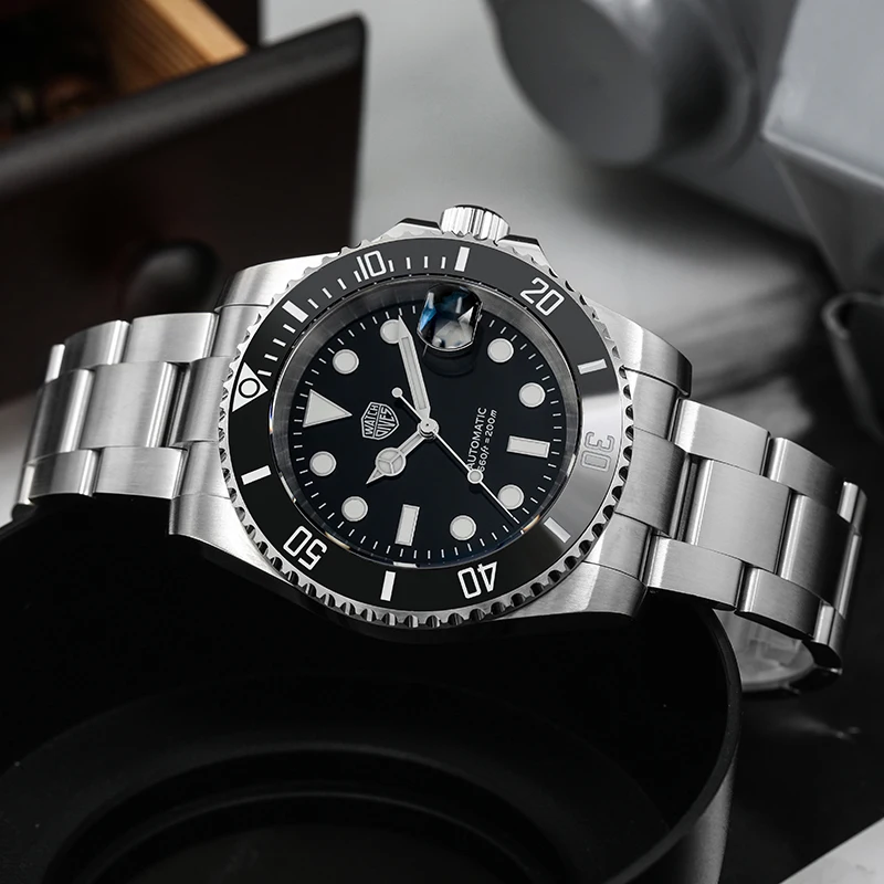 Watchdives WD5512 V2 Кварцевые часы PT5000 Часы из нержавеющей стали с автоматическим механизмом 200 м Водонепроницаемые мужские часы для дайвинга с подарочной коробкой
Watchdives WD5512 V2 Кварцевые часы PT5000 Часы из нержавеющей стали с автоматическим механизмом 200 м Водонепроницаемые мужские часы для дайвинга с подарочной коробкой