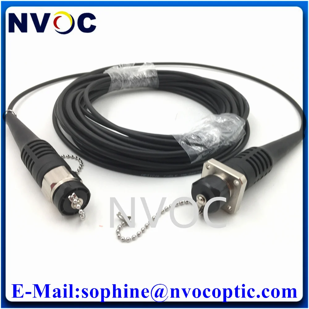 4Cores Black Armored Cable,1M,4C ODC Square Type (Female) to ODC Male (Round) Fiber Optic Patch Cord Cable Connector
4Cores Black Armored Cable,1M,4C ODC Square Type (Female) to ODC Male (Round) Fiber Optic Patch Cord Cable Connector