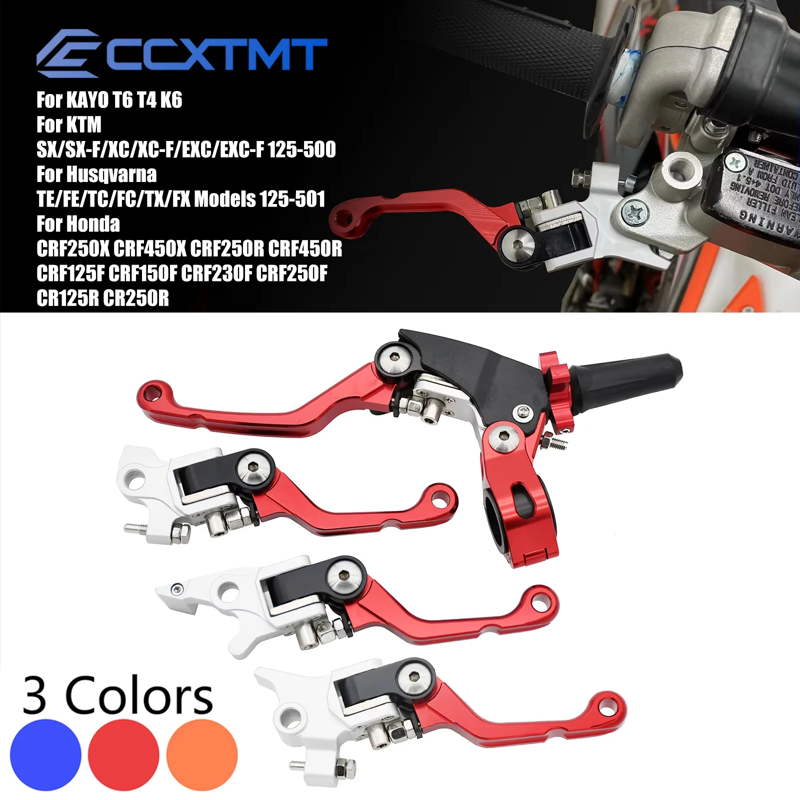 CNC Motorcycle Brake Clutch Lever 22mm Handlebar Universal For Kayo T4 T6 K6 K6R For KTM SX XC XCF EXC EXCF SXF For Husqvarna
CNC Motorcycle Brake Clutch Lever 22mm Handlebar Universal For Kayo T4 T6 K6 K6R For KTM SX XC XCF EXC EXCF SXF For Husqvarna