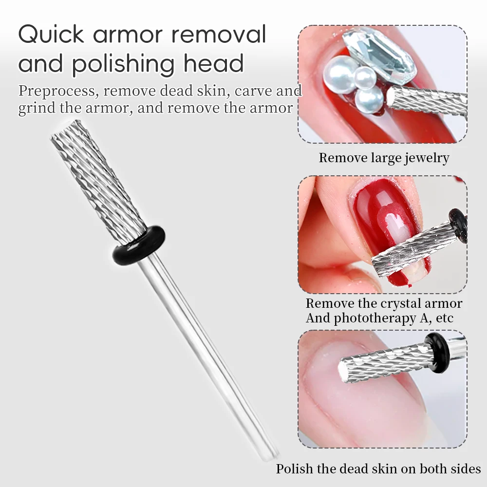 KANIU 1PCS Tungsten Steel Nail Drill Bits Hand Care Nail Removal Buffing Head For Nail Removal Shaping And Filing In Nail Salons
KANIU 1PCS Tungsten Steel Nail Drill Bits Hand Care Nail Removal Buffing Head For Nail Removal Shaping And Filing In Nail Salons