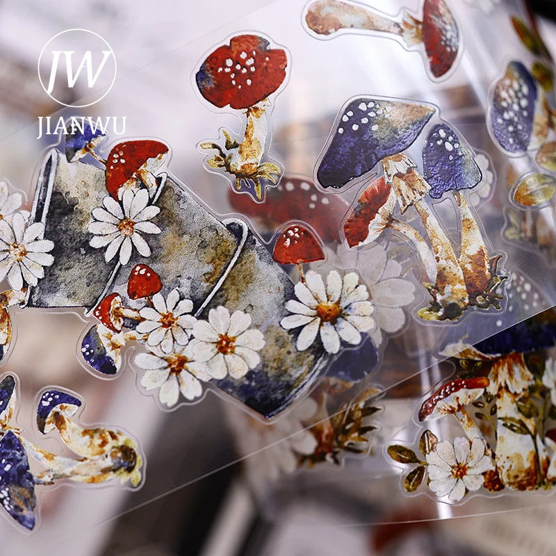 JIANWU 60mm*5m Vintage Plant Flower Mushroom Landscape Material Collage Scrapbooking PET Tape Creative DIY Journal Stationery
JIANWU 60mm*5m Vintage Plant Flower Mushroom Landscape Material Collage Scrapbooking PET Tape Creative DIY Journal Stationery