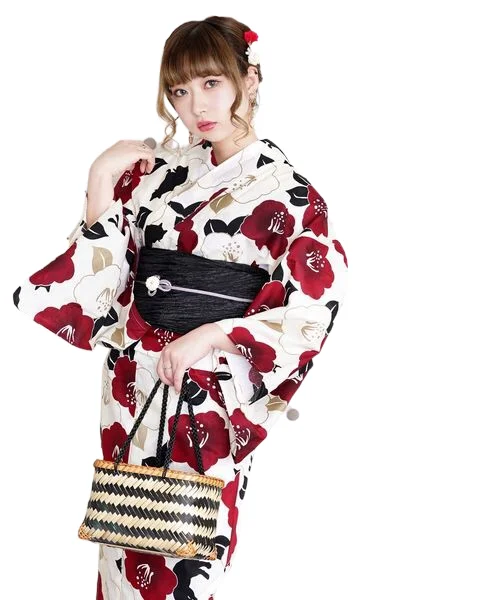 Japanese Kimono Women's Traditional Style Pure Cotton Fabric Retro Photo Photography Travel Photography Camellia Cat
Japanese Kimono Women's Traditional Style Pure Cotton Fabric Retro Photo Photography Travel Photography Camellia Cat