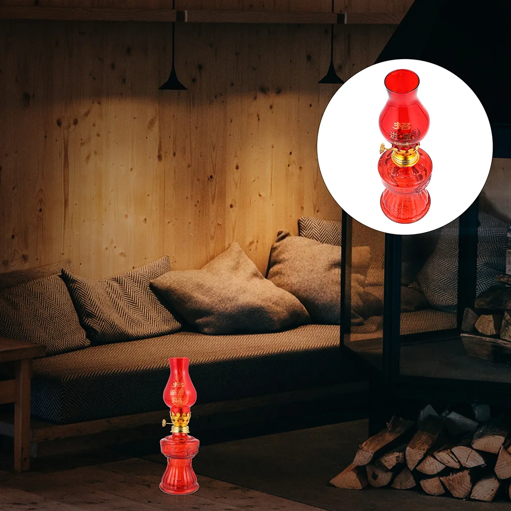 2Pcs Glass Cover Lamp Chinese-Style Red Oil Light Home Decor Adjustable Windproof Lighting for Living Room Bedroom
2Pcs Glass Cover Lamp Chinese-Style Red Oil Light Home Decor Adjustable Windproof Lighting for Living Room Bedroom