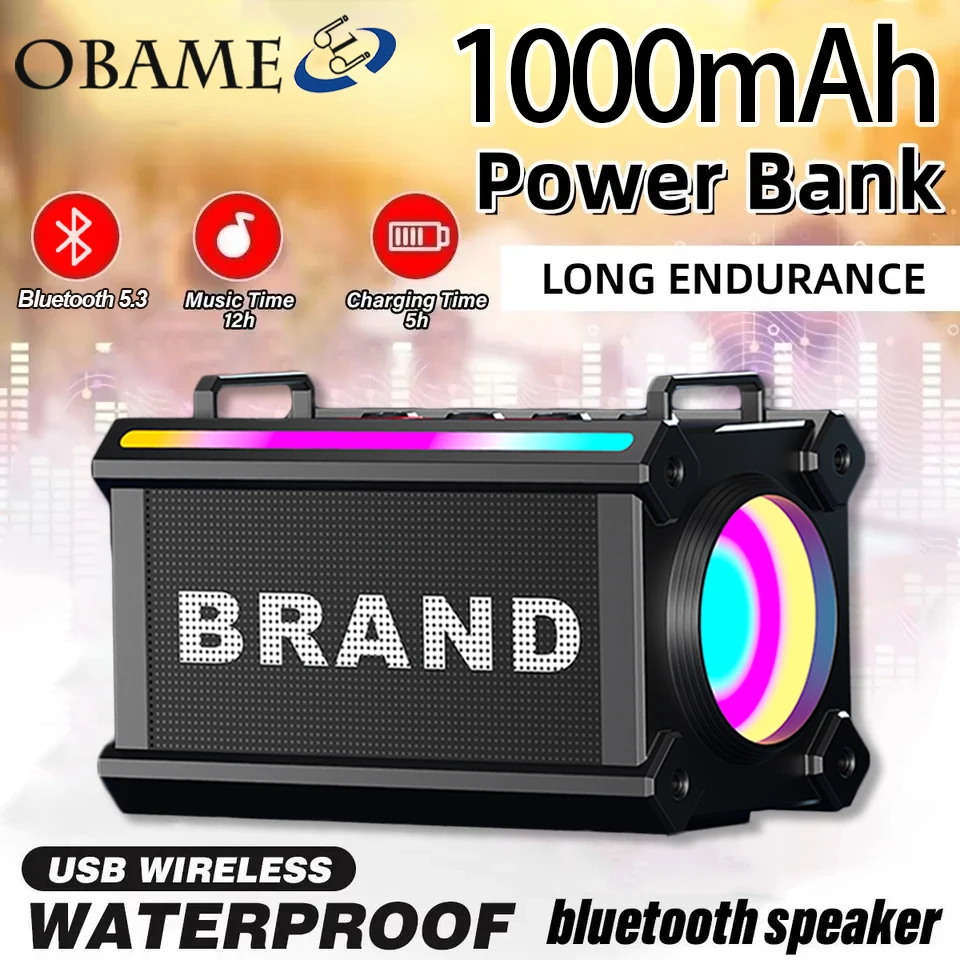 2025New Large battery Caixa De Som Bluetooth Speaker Outdoor Waterproof Sound Box Portable Subwoofer Stereo Reverberation System
2025New Large battery Caixa De Som Bluetooth Speaker Outdoor Waterproof Sound Box Portable Subwoofer Stereo Reverberation System