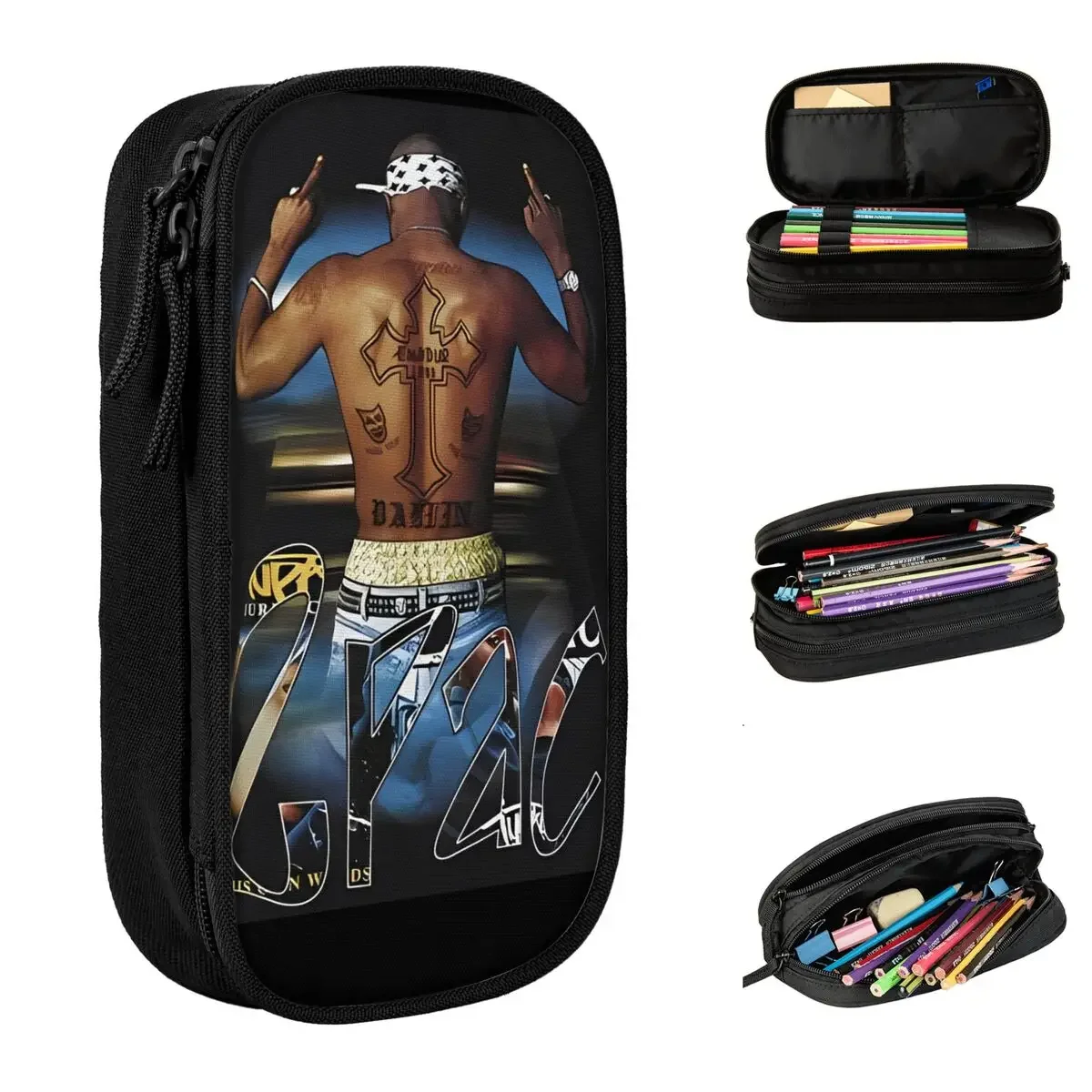 Tupacs Hip Hop Pencil Case Lovely Music Pen Bag Student Large Storage School Supplies Gifts Pencil Pouch
Tupacs Hip Hop Pencil Case Lovely Music Pen Bag Student Large Storage School Supplies Gifts Pencil Pouch