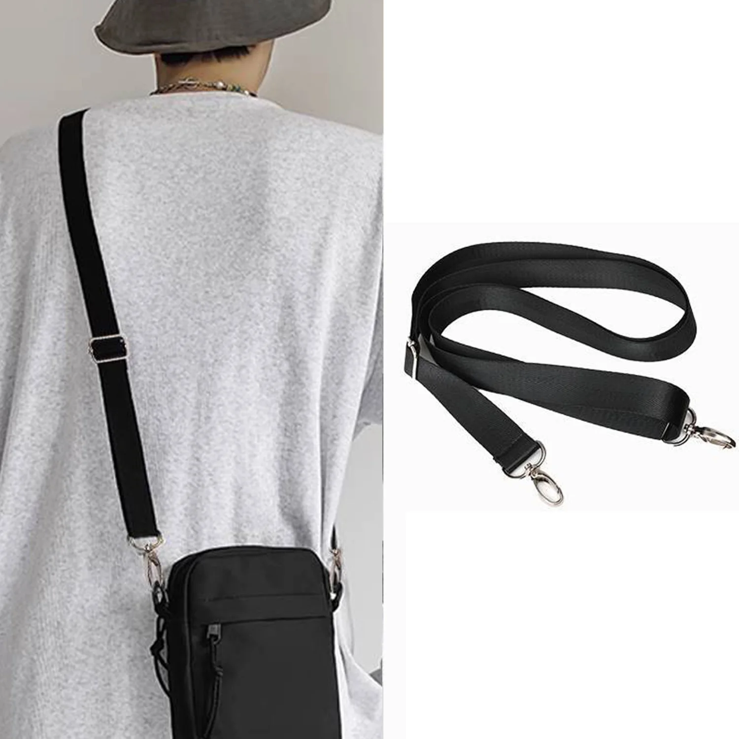 Women's Bag Strap Wide Colored Nylon Adjustable Belt Handbag Crossbody Shoulder Bag Accessories Replacement Long Belt
Women's Bag Strap Wide Colored Nylon Adjustable Belt Handbag Crossbody Shoulder Bag Accessories Replacement Long Belt