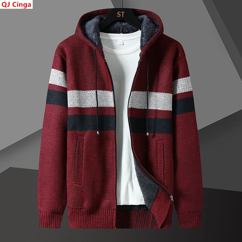 Men's Long-sleeve Hooded Jackets for Fall and Winter—stylish, Casual Knit Coat Available in Red, Black, and Gray.
Men's Long-sleeve Hooded Jackets for Fall and Winter—stylish, Casual Knit Coat Available in Red, Black, and Gray.