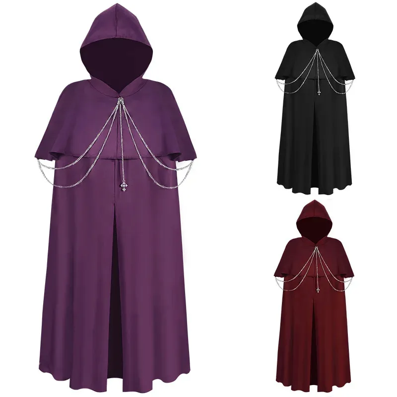 2025 European American Cross border Amazon New Medieval Renaissance Halloween Cloak Stage Performance Costume Available in Three
2025 European American Cross border Amazon New Medieval Renaissance Halloween Cloak Stage Performance Costume Available in Three