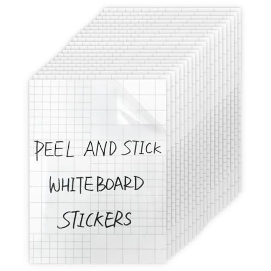 20 Pcs Dry Erase Board Sticker- board Stickers-'''' Removable Dry Erase Sheets- Fridge Dry Erase Paper for Wall/Desk/Refrigerat
20 Pcs Dry Erase Board Sticker- board Stickers-'''' Removable Dry Erase Sheets- Fridge Dry Erase Paper for Wall/Desk/Refrigerat