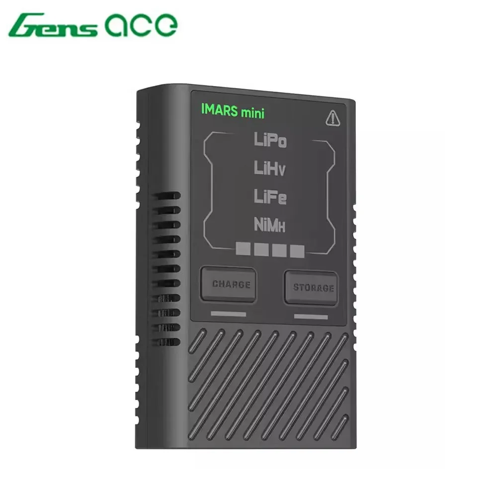 Gens Ace IMARS mini Balance Charger 2-4S Lipo Battery Smart Charging G-TECH For Lipo LiHv LiFe NiMH QC PD USB-C RC FPV Drone
Gens Ace IMARS mini Balance Charger 2-4S Lipo Battery Smart Charging G-TECH For Lipo LiHv LiFe NiMH QC PD USB-C RC FPV Drone
