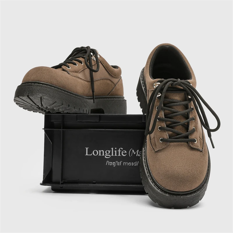2025 Spring Brown Leather Men Shoes Comfort Low Cut Men's Derby Shoes Lace-Up Platform Leather Casual Shoes For Men Dress Shoes
2025 Spring Brown Leather Men Shoes Comfort Low Cut Men's Derby Shoes Lace-Up Platform Leather Casual Shoes For Men Dress Shoes