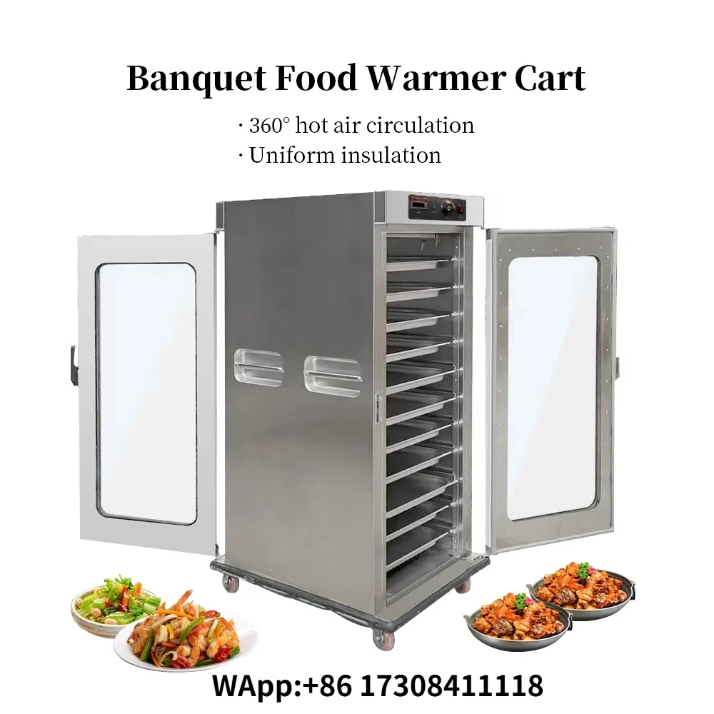 11 Layers Commercial Back+front Double Glass Door Food Warmer Cart Stainless Steel Hotel Restaurant Food Insulation Cabinet
11 Layers Commercial Back+front Double Glass Door Food Warmer Cart Stainless Steel Hotel Restaurant Food Insulation Cabinet