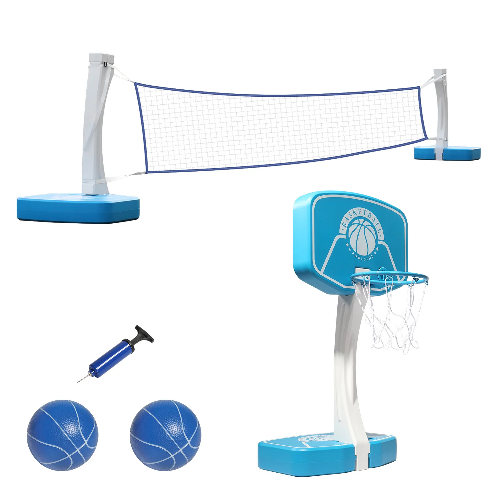 Poolside basketball stand Training Set with Net Buckles Ground Nail Football Sports
Poolside basketball stand Training Set with Net Buckles Ground Nail Football Sports