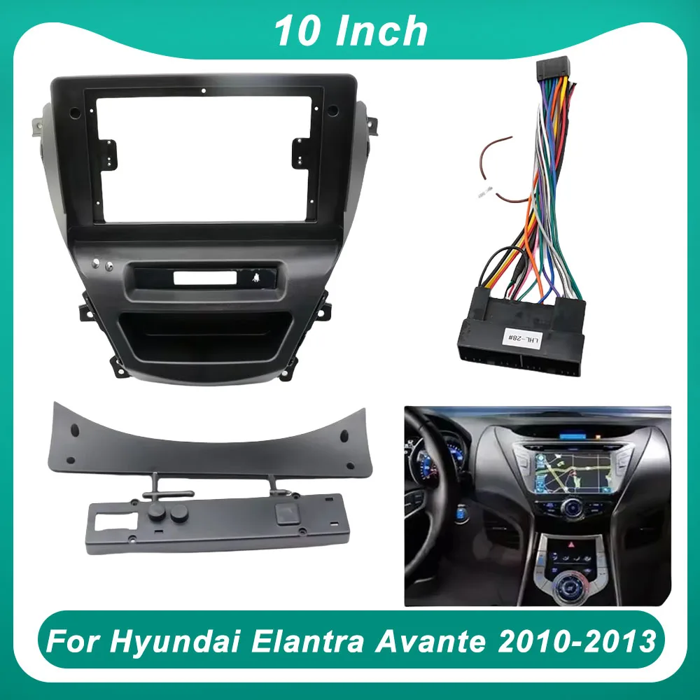 10 Inch Car Frame Fascia Adapter Android Radio Dash Fitting Panel Kitr For Hyundai Elantra Avante 2010-2013
10 Inch Car Frame Fascia Adapter Android Radio Dash Fitting Panel Kitr For Hyundai Elantra Avante 2010-2013