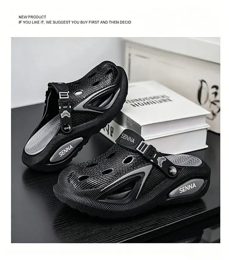 7CM thick soled perforated shoes for men's summer outerwear 2026 new thick soled wear-resistant and non slip sandals
7CM thick soled perforated shoes for men's summer outerwear 2026 new thick soled wear-resistant and non slip sandals