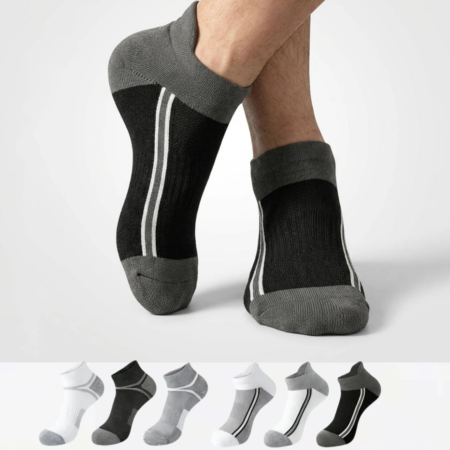 15 pairs of men's ankle socks, breathable and moisture absorbing sports socks, low cut sports socks
15 pairs of men's ankle socks, breathable and moisture absorbing sports socks, low cut sports socks