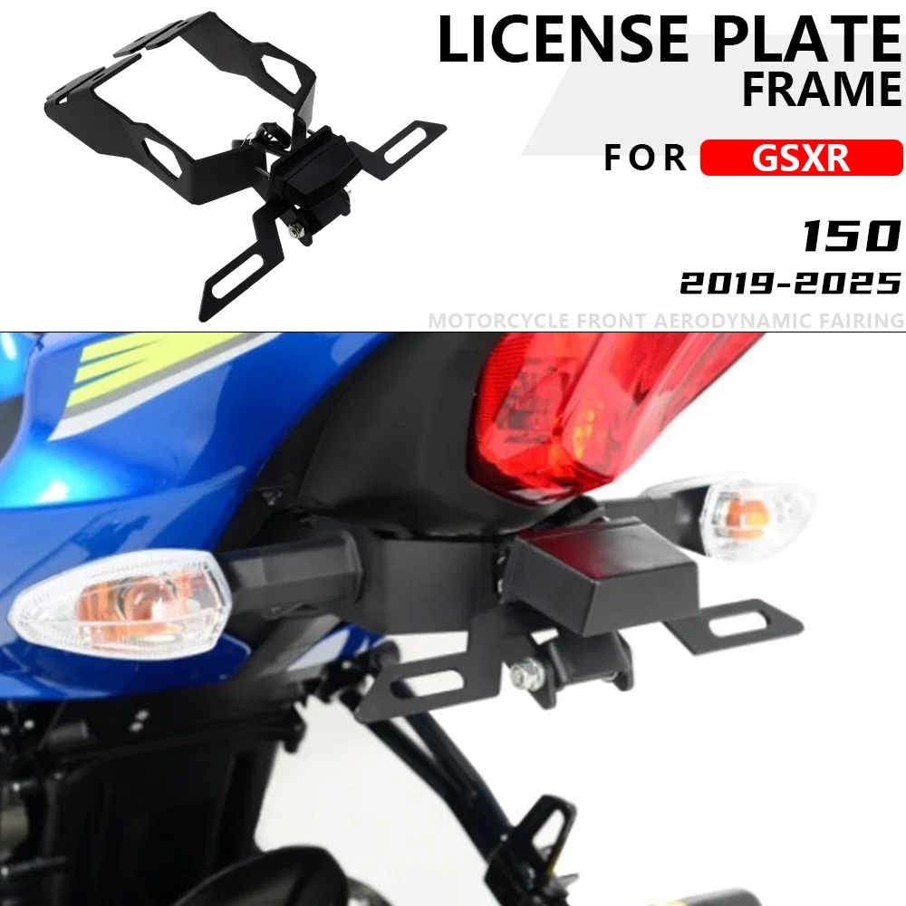 Для SUZUKI GSXR150 2019-2025 мотоциклетный задний держатель номерного знака со светодиодной подсветкой, держатель пластины, аксессуары
Для SUZUKI GSXR150 2019-2025 мотоциклетный задний держатель номерного знака со светодиодной подсветкой, держатель пластины, аксессуары