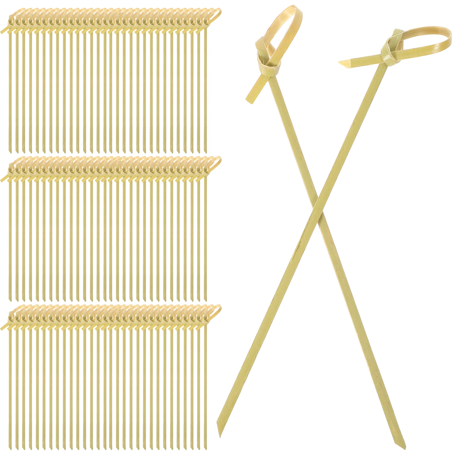 100Pcs Fruit Skewers 9Cm Bamboo Knot Picks Restaurant Quality Loop End Picks for Food Presentation Parties Catering Cocktail
100Pcs Fruit Skewers 9Cm Bamboo Knot Picks Restaurant Quality Loop End Picks for Food Presentation Parties Catering Cocktail